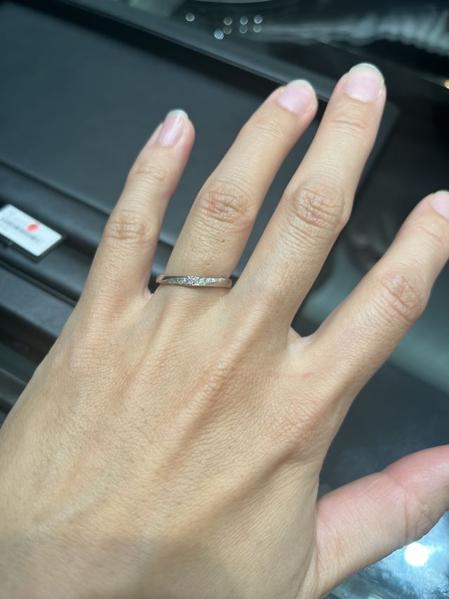 着用時の写真です。
