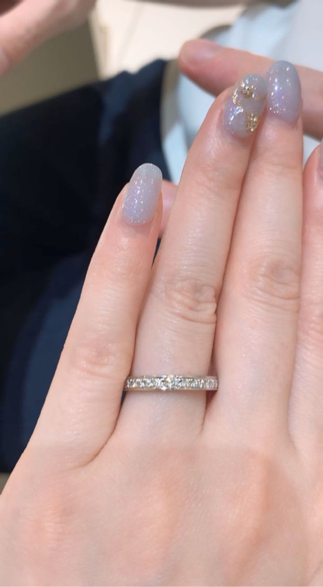 試着前少し華やかかな？と心配したが、とてもお上品な輝きでした