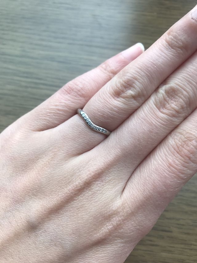 ティファニー エレサペレッティカーブドバンドリング