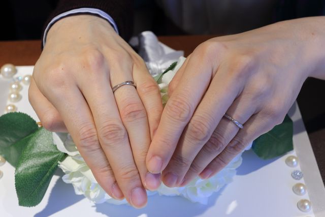 受取時にはたくさん写真を撮って頂きました。（試着時にも）