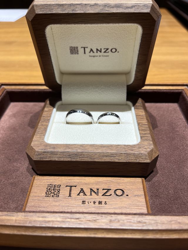 希望デザインの指輪を作っていただきました！