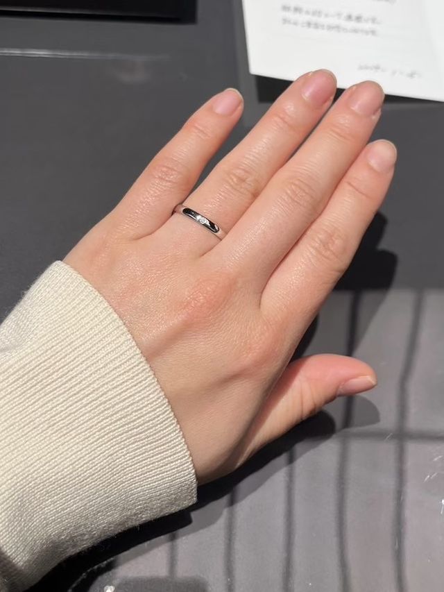 試着時の写真です。