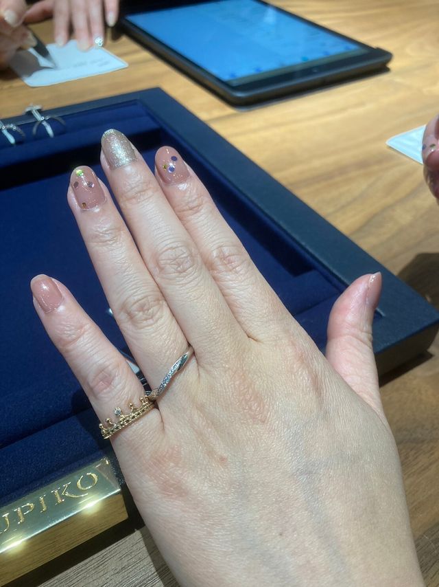 デザイン性のある指輪