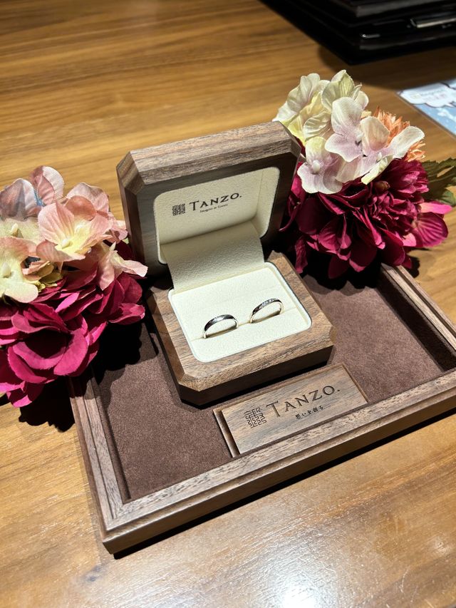 ようやく結婚指輪が出来上がりました！