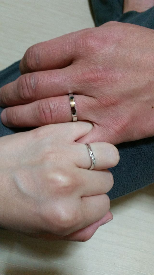 一生、この手と指輪は外しません！