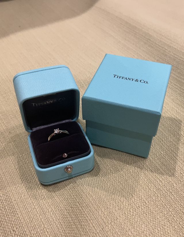 彼からプロポーズでいただいた時。