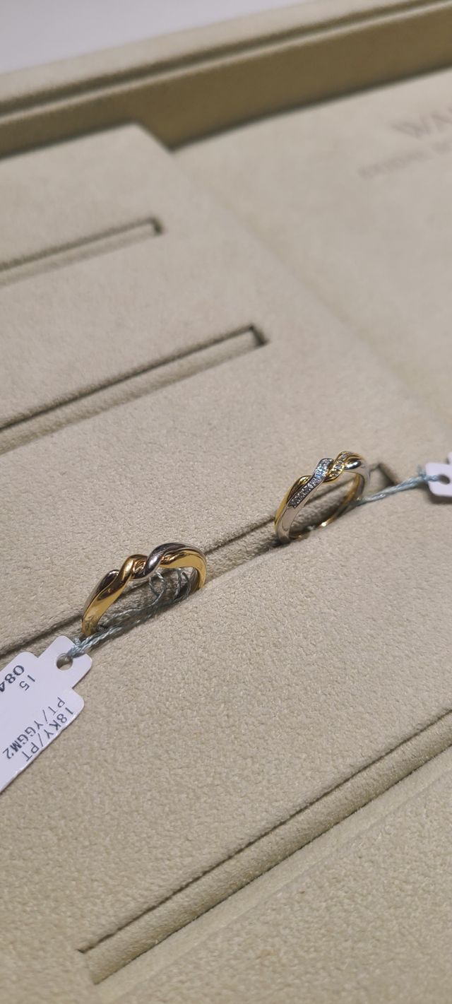 購入した指輪の写真