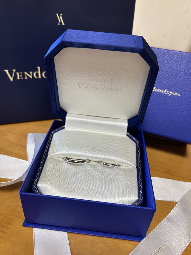 指輪が出来上がった！
すごく気に入った〜