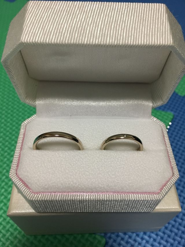 Honey Brideの結婚指輪 21号 11号
