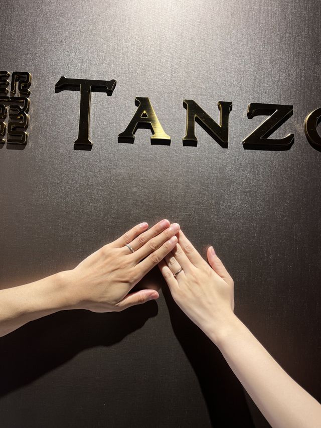 納品時に撮影していただいた着用時の写真です。