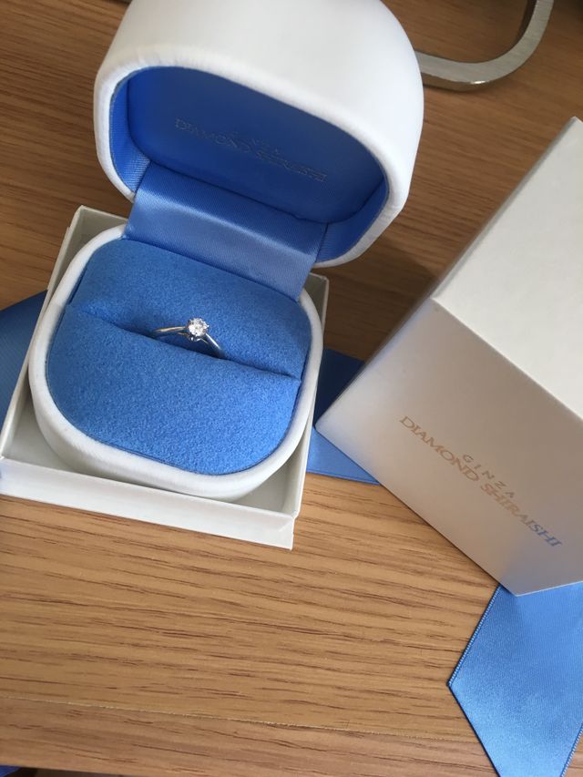 ダイヤモンド銀座の婚約指輪