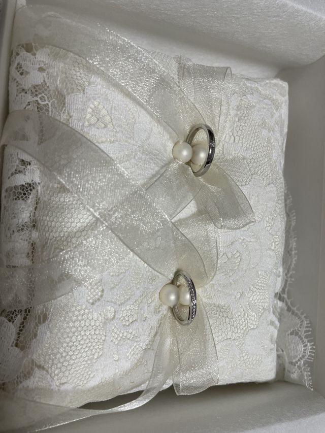 指輪はそれぞれ好きな物を選びました。