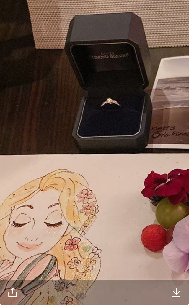 プロポーズの時の写真です、