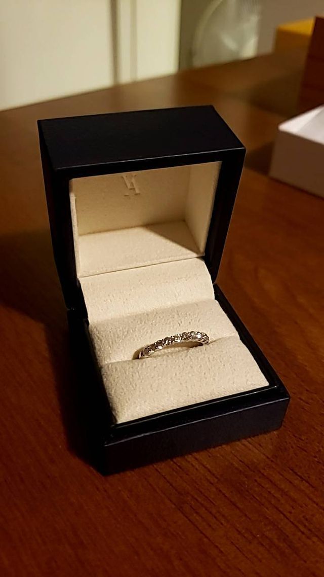 購入した婚約指輪