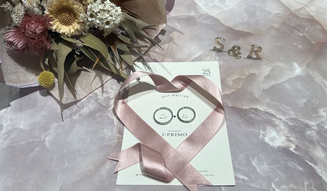 受け取り時に装飾を貸していただき、たくさん写真が撮れました！