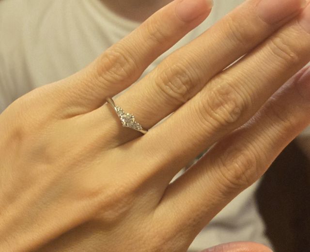 着用した写真です