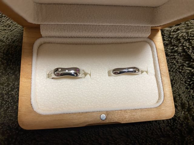 左が私、右が彼