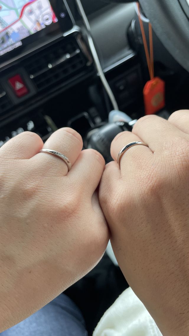 とっても素敵な指輪に仕上がりました♡