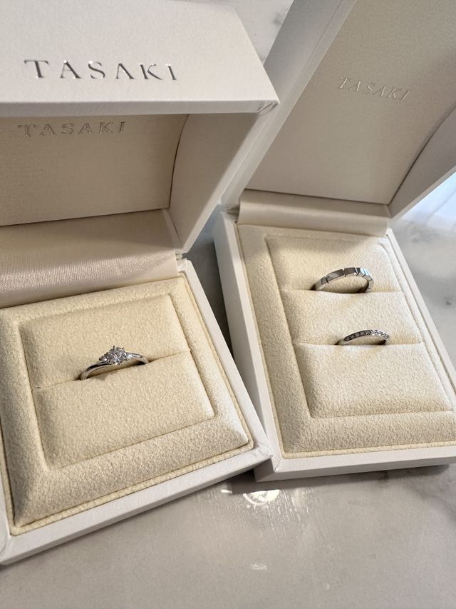 結婚指輪も一緒に購入しました。