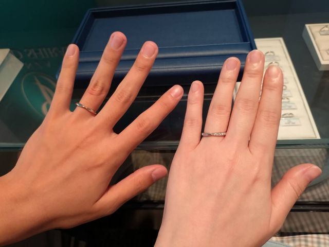 指輪装着じ