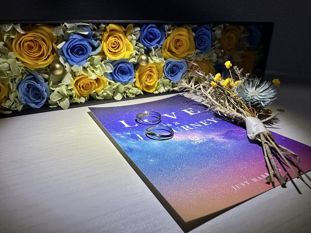 いただいたポストカードを使い、綺麗な写真を残すしました。