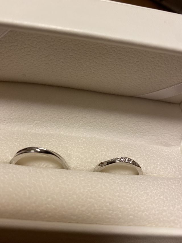 お揃いのリングです