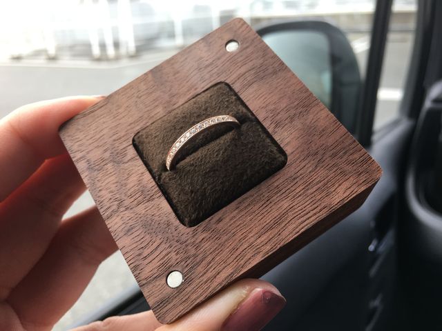 ケースも木製でとっても素敵でした。