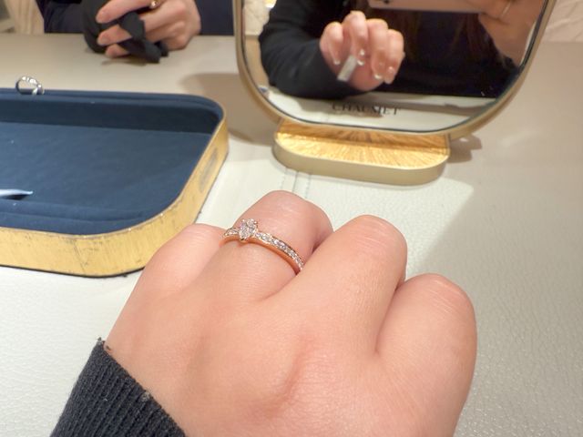 ダイヤの高さがなくて着けやすそう