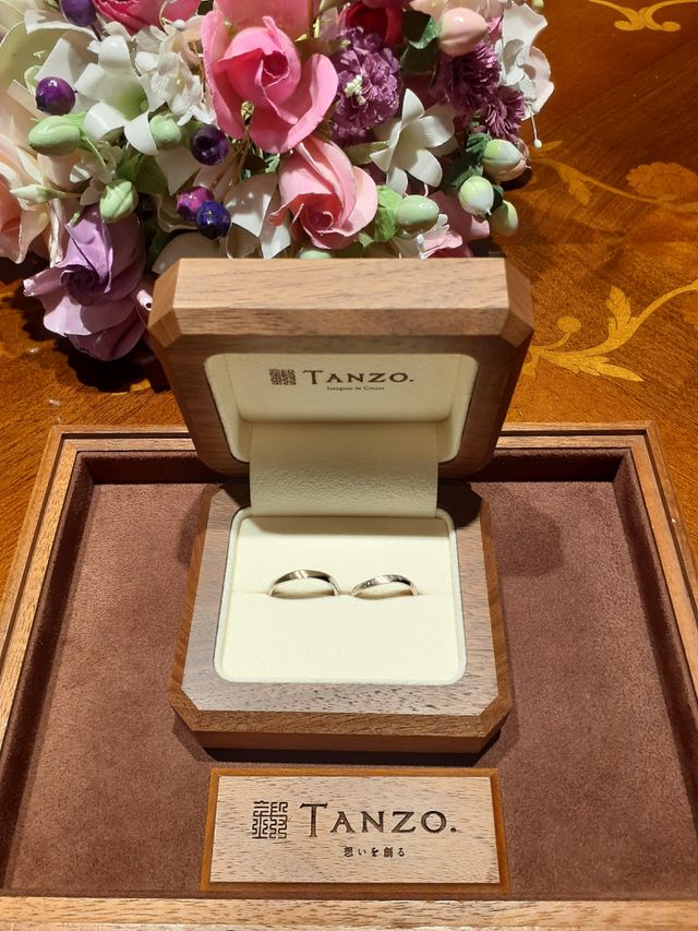 待ちに待った結婚指輪