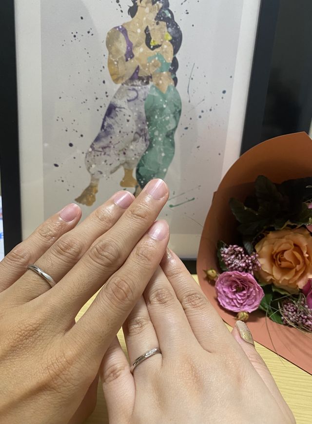 入籍日に撮影したしゃしんです！