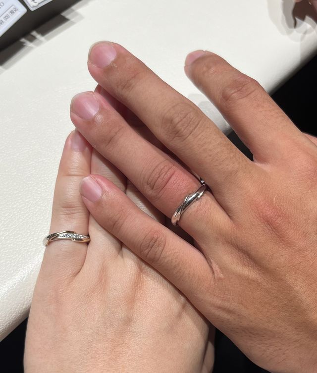 サンプルを試着しました。