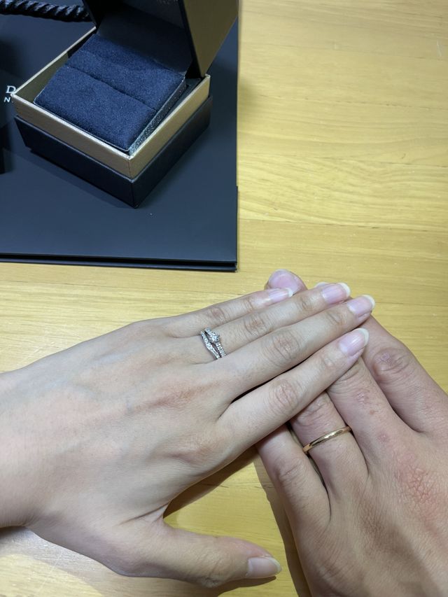 届いてすぐはめました！