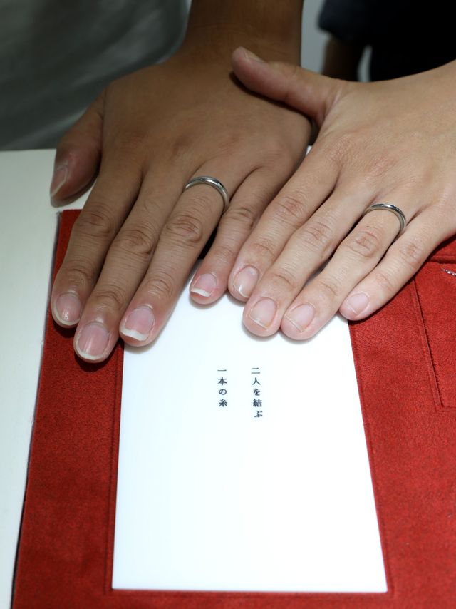 2人が大事にしたい思いそのものです。