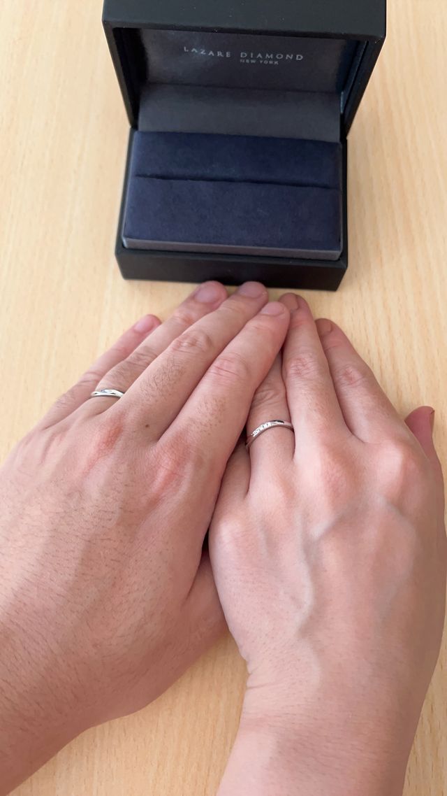 シンプルかつ存在感のある指輪