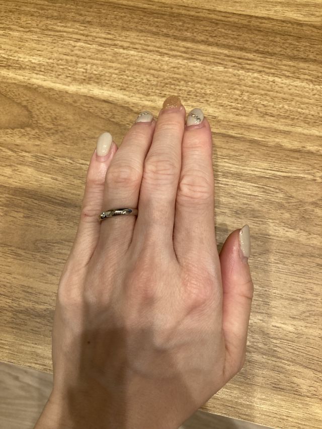 Cドゥカルティエのダイヤありの指輪を購入しました