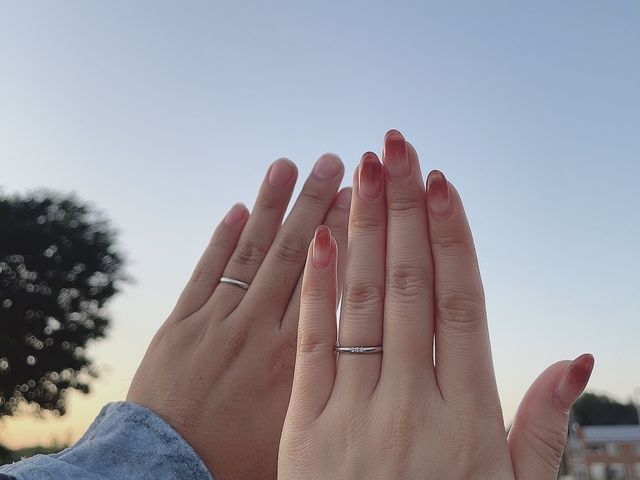 お揃いの指輪