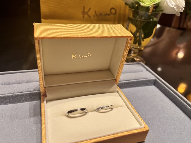 購入した1ヶ月後に取りに行ったときお店で写真撮りました。