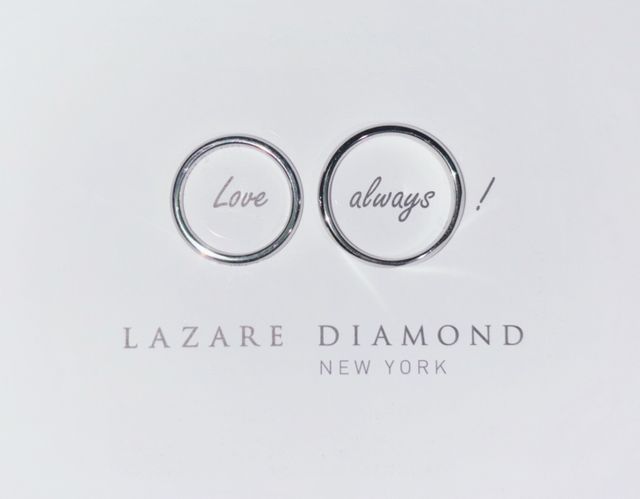 購入、受取後の結婚指輪です