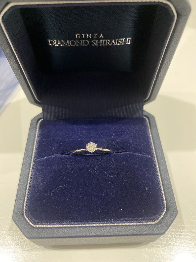 ダイヤモンドが際立つ大きさです！