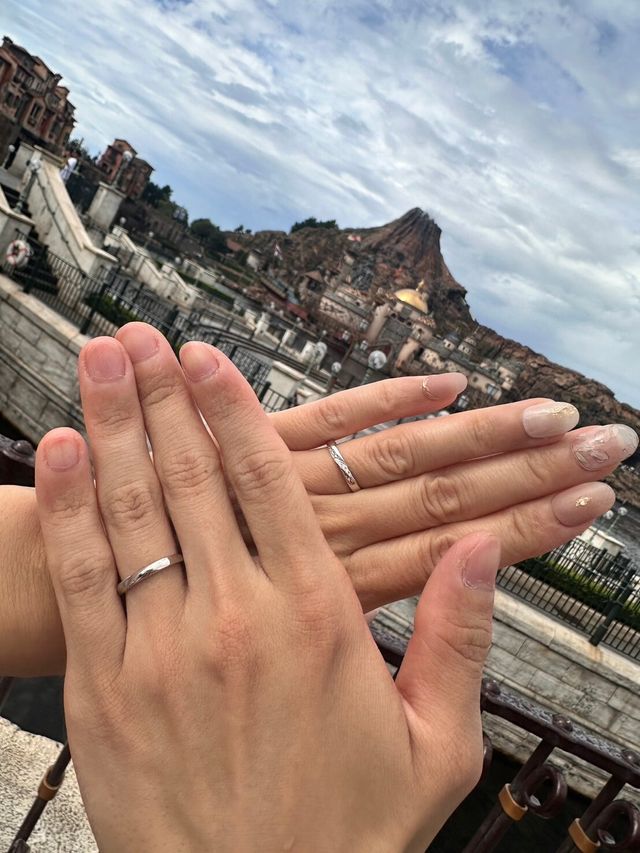 指輪を購入したので結婚式用に写真を撮りに行った