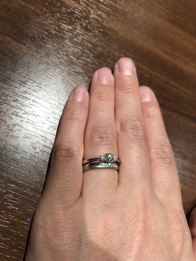 購入後、虹色の輝きを撮った時