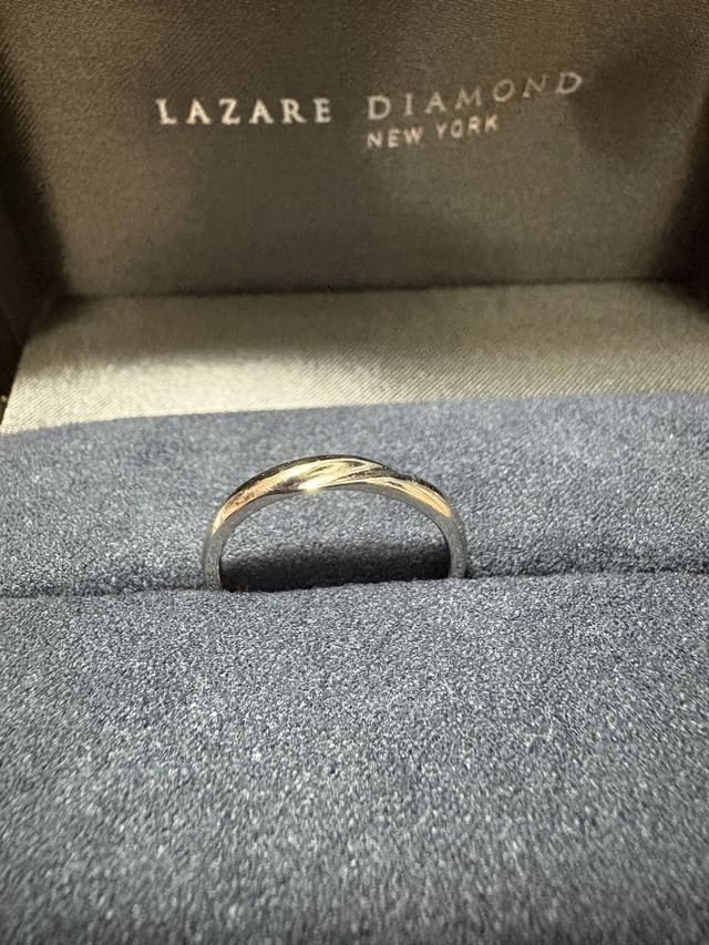 2人で気に入ったデザインなので大事にしていきたいと思います。