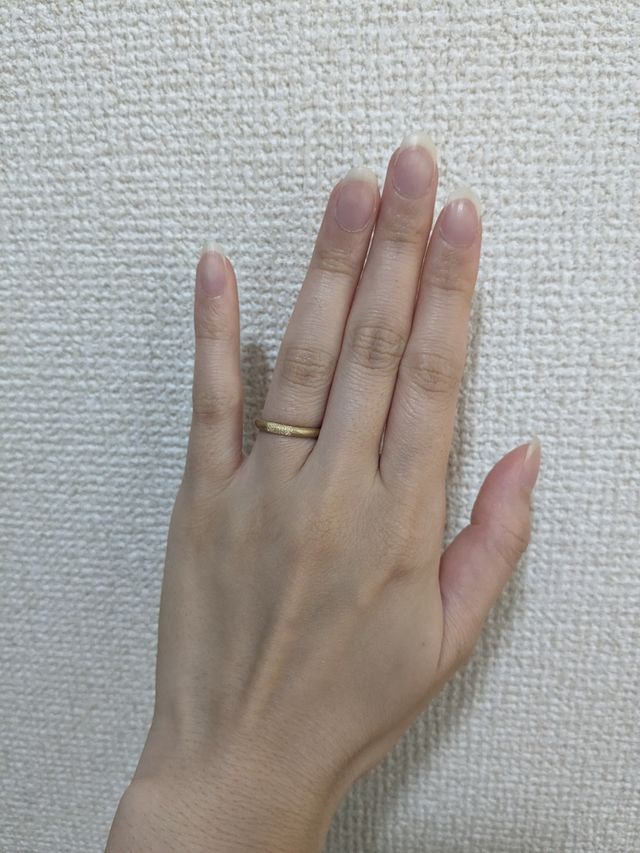 ゴールドの結婚指輪