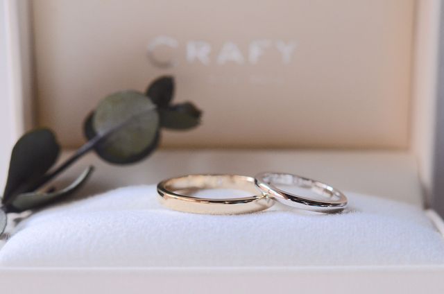 素材もデザインも全て自分でオーダー
世界に一つだけの結婚指輪