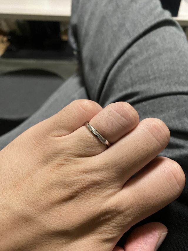 細めで付け心地がよかったです
