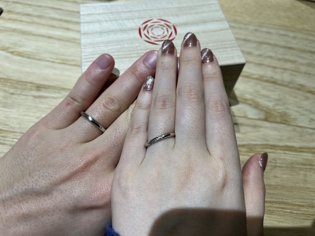 実際に2人で着用した写真です