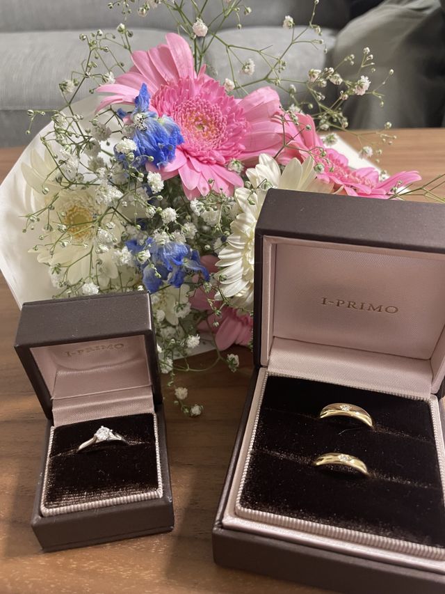 婚約指輪も結婚指輪もiprimoで購入❤︎