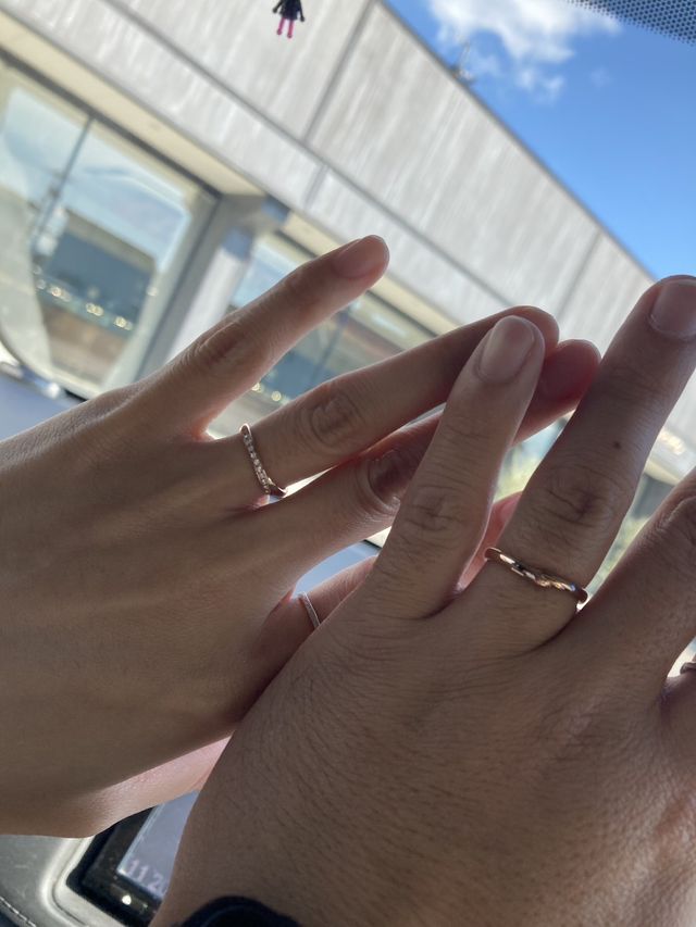 素敵な指輪を購入できました！