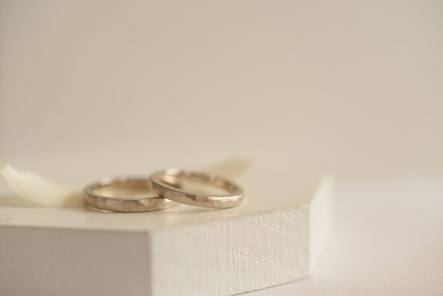 お互いの指輪を作成しました。