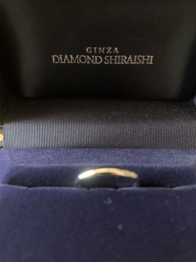 いつでも使えるシンプルな指輪を作ってもらいました